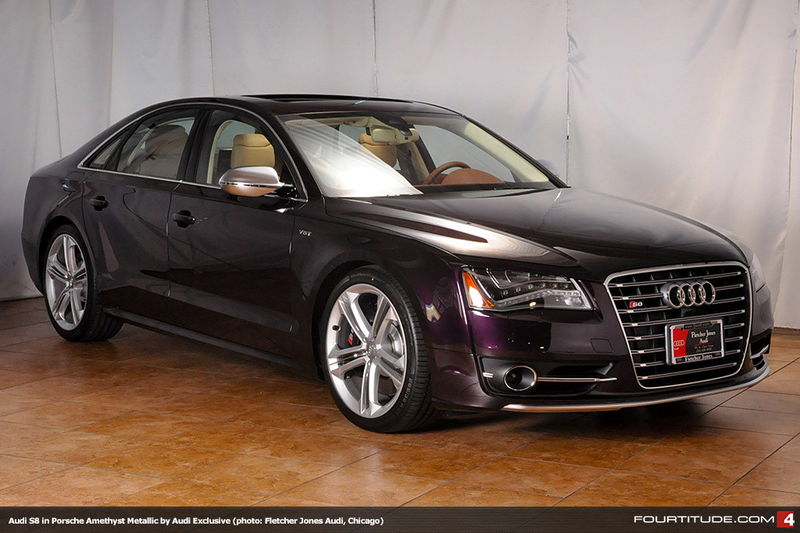 Illustration for article titled Audi Color of the Day..S8 in Porsche Amethyest Metallic